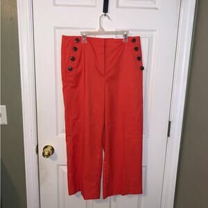 New Ann Taylor the slim wide leg womens trouser size 10